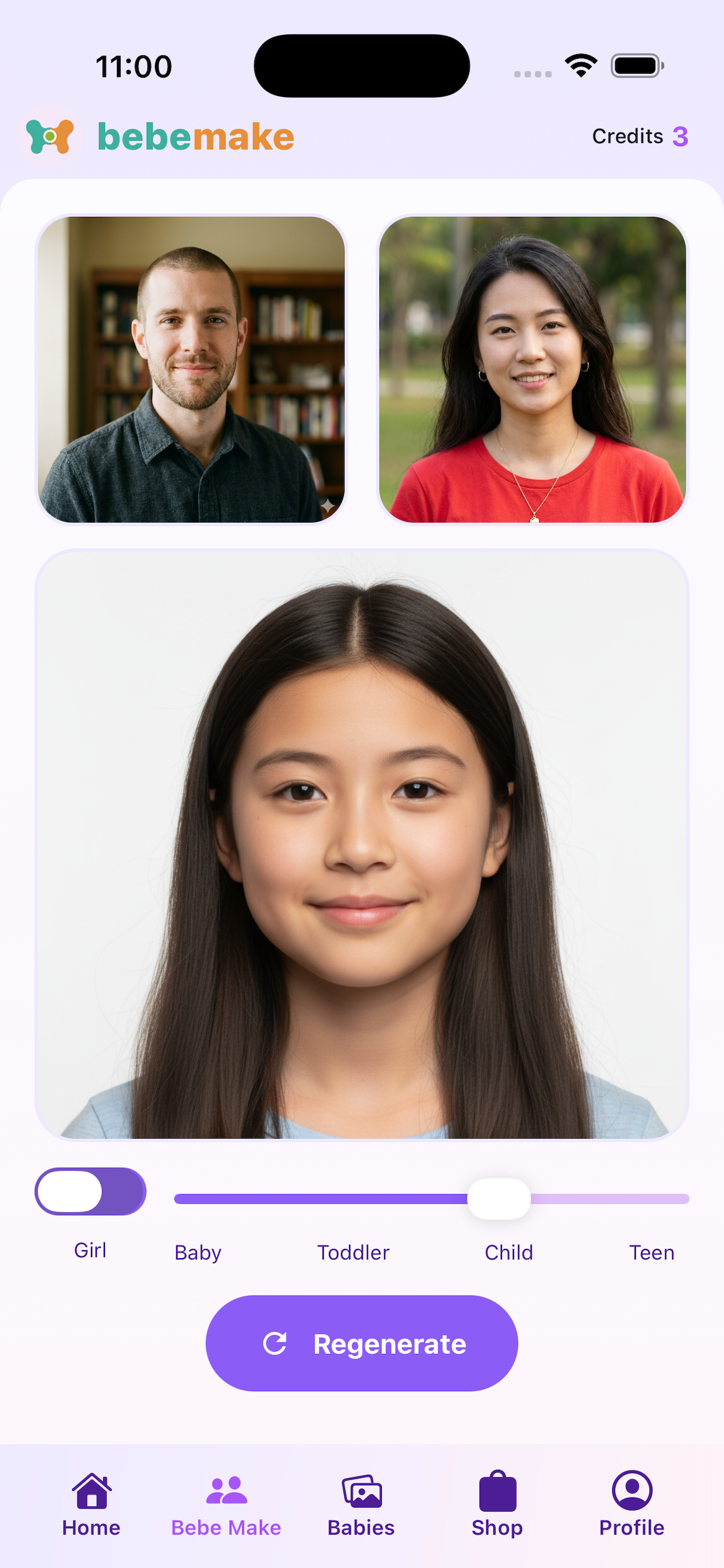 Generated baby photo 1